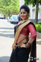 Madhavi Latha at Anushtanam Movie Audio Launch